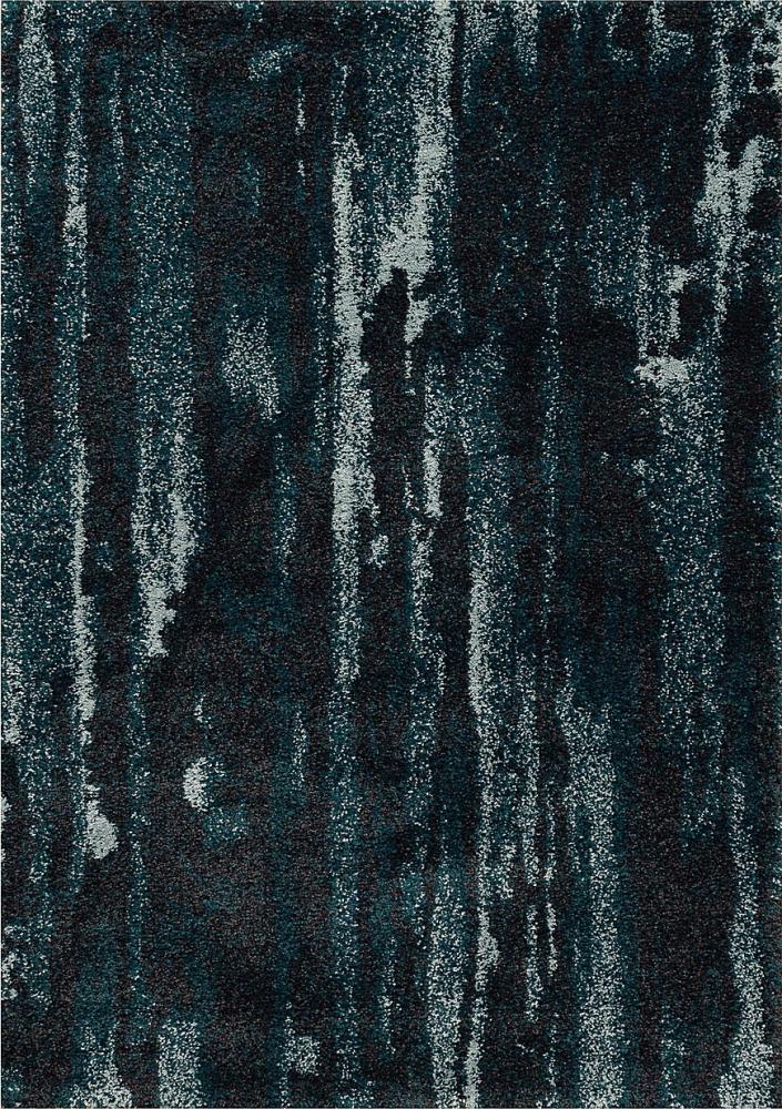 Dekoria Teppich Softness near black/peacock blue 120x160 Bild 1