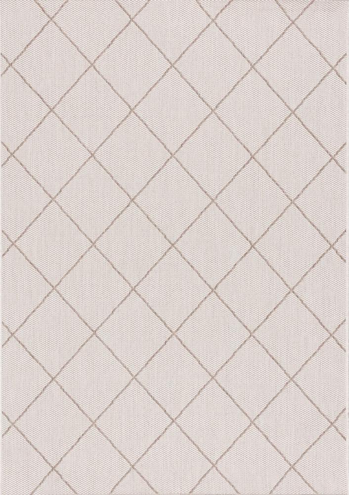 Dekoria Teppich Lineo Rhombs wool/mink 120x170cm Bild 1