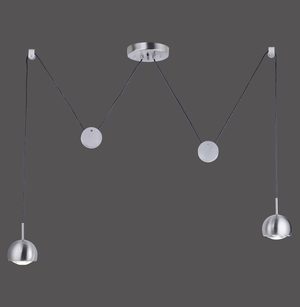 Q-ADAM Paul Neuhaus Pendelleuchte, stahl 2xLED-Board 10W RGB, 2700-5000 Innenleuchte, IP20 16235 Bild 1