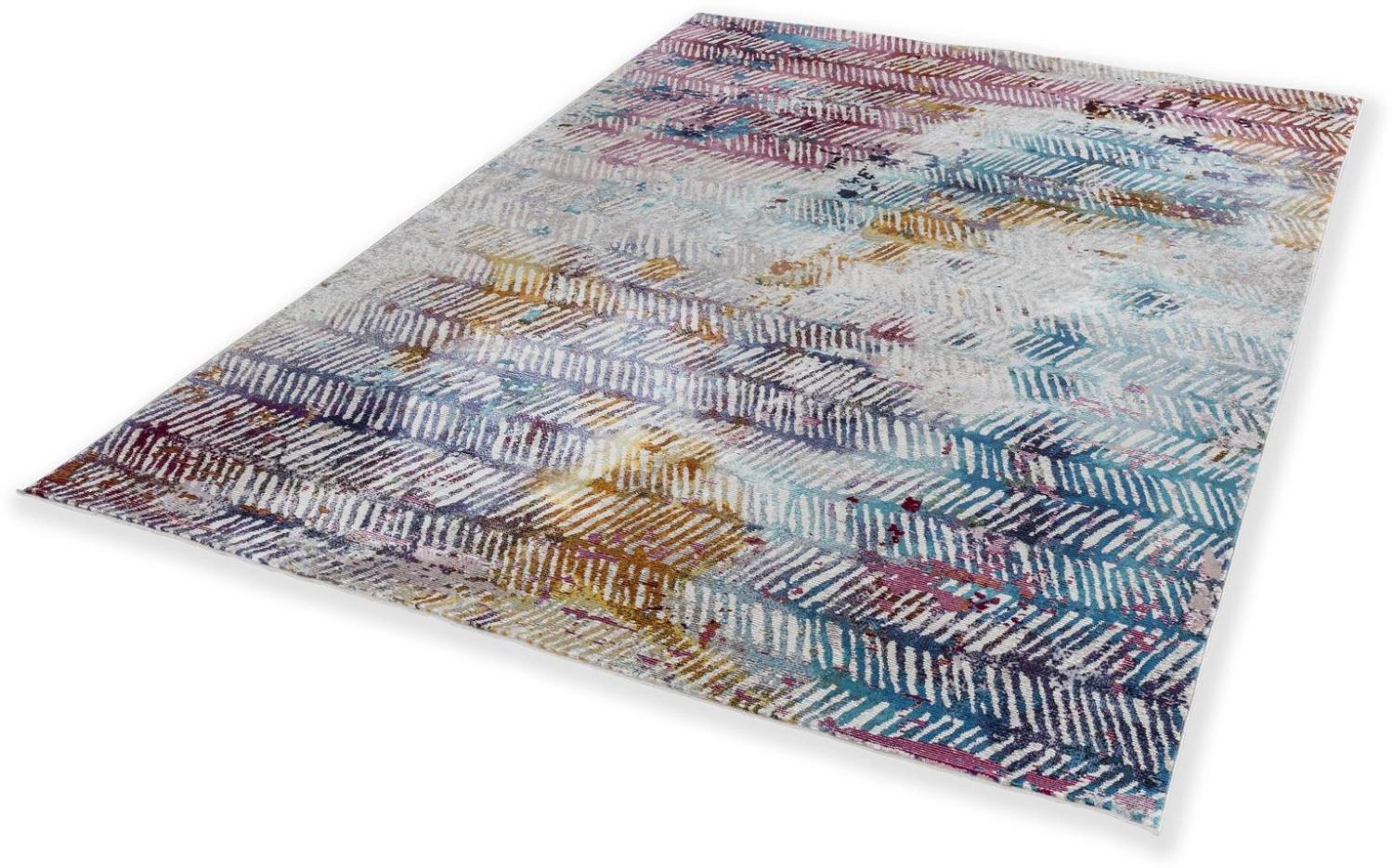 Teppich in Blau-Lila aus 100% Polypropylen - 235 cmx165 cmx0,6cm (LxBxH) Bild 1