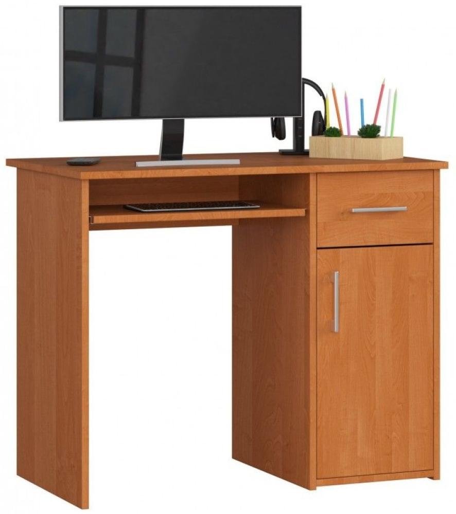 Schreibtisch Bürotisch Tisch A800 90x50x74 cm Erle Bild 1