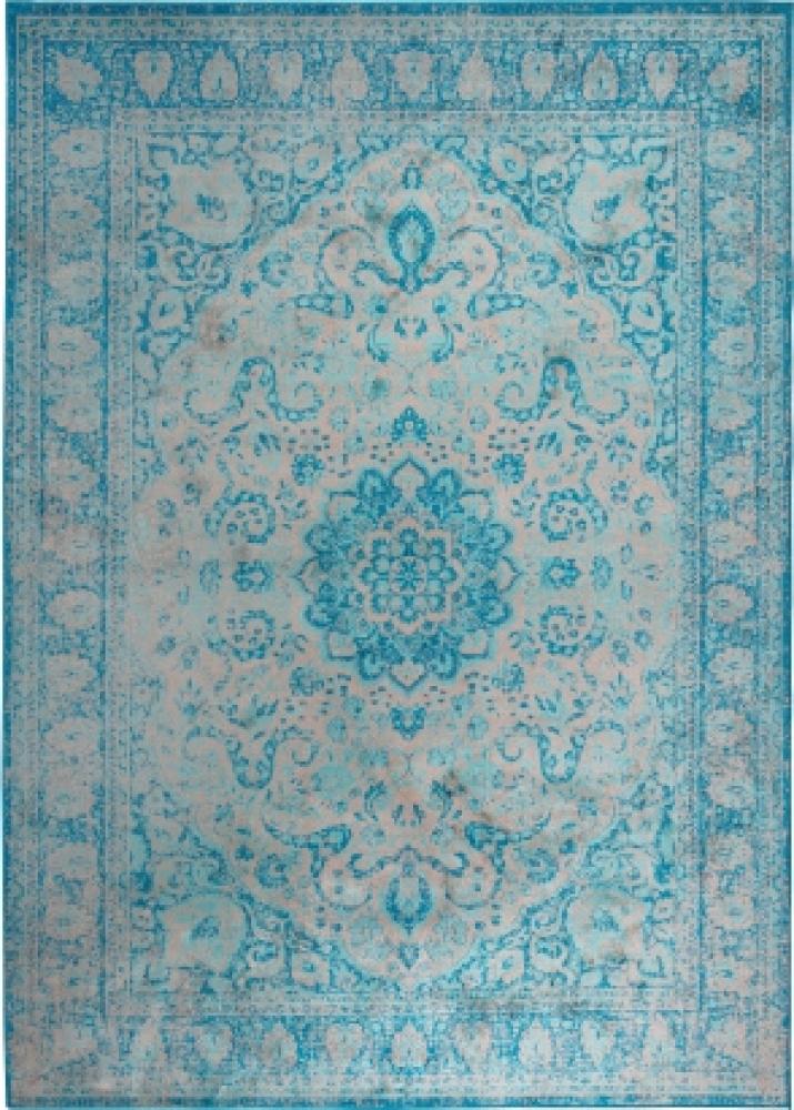White Label Living Teppich Chi mit Orientmuster Blau 160 x 230 cm Bild 1
