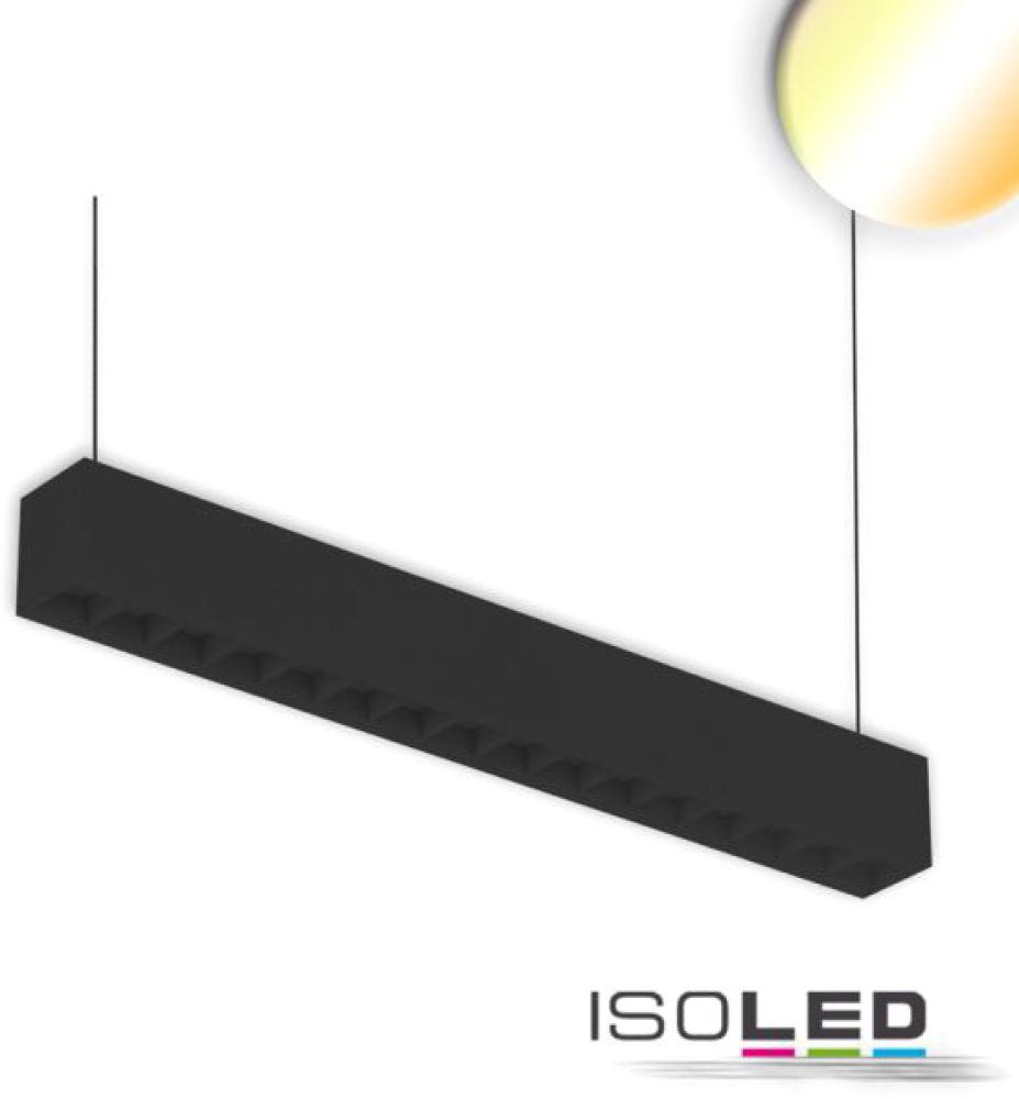 ISOLED LED Aufbau/Hängeleuchte Linear Raster 20W, anreihbar, schwarz, ColorSwitch 300035004000K Bild 1