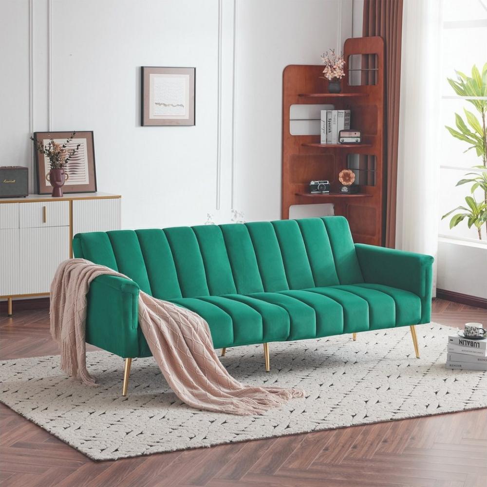 Merax Schlafsofa, mit Bettfunktion, Bettsofa, Klappsofa, Gästebett Bild 1