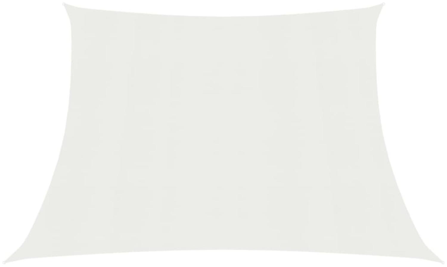 Sonnensegel 160 g/m² Weiß 4/5x4 m HDPE Bild 1