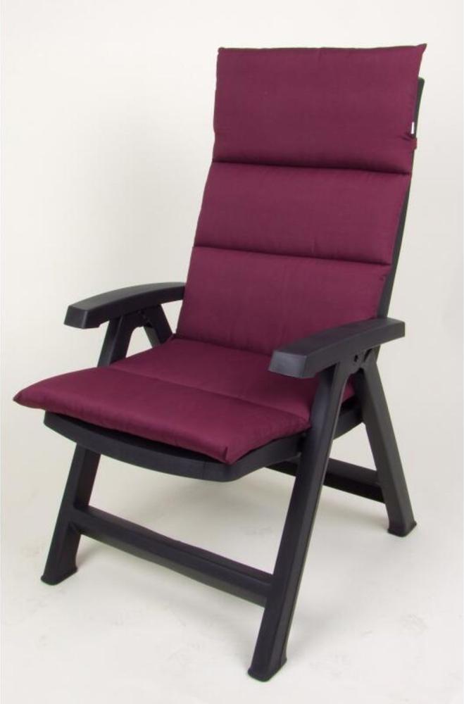 4x Rollstepp-Hochlehner-Auflage Negro Sitzkissen Gartenstuhl Sessel Bild 1