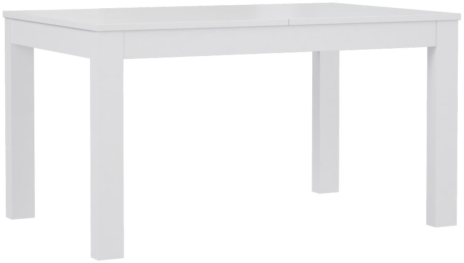 Esstisch Talena 7 weiß Hochglanz 140(240)x90x76 cm Tisch Mittelauszug Bild 1