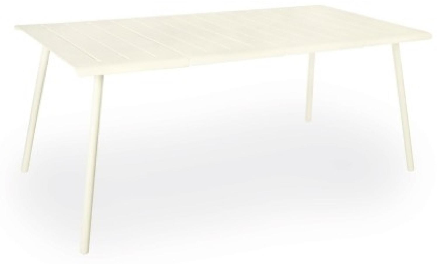 Vapio Outdoortisch Aluminium 180x90x74 cm Creme Bild 1