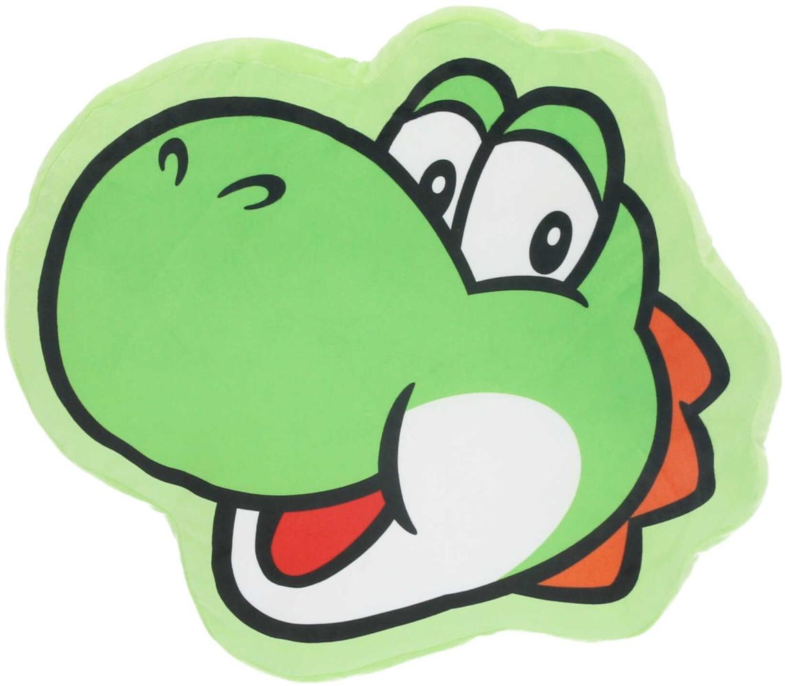 Super Mario Fan-Kissen Formkissen Dekokissen und Kuschelkissen für Kinder Yoshi Bild 1