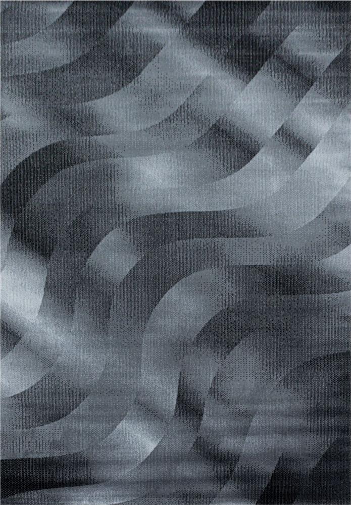 Kurzflor Teppich Clara Läufer - 80x150 cm - Schwarz Bild 1