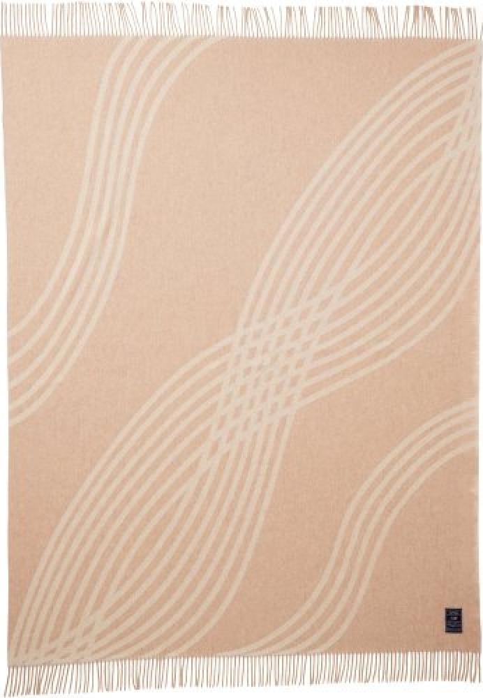 LEXINGTON Überwurf Waves Recycled Wool Jacquard Beige-Off White (130x170cm) 12414002-2610-TH10 Bild 1