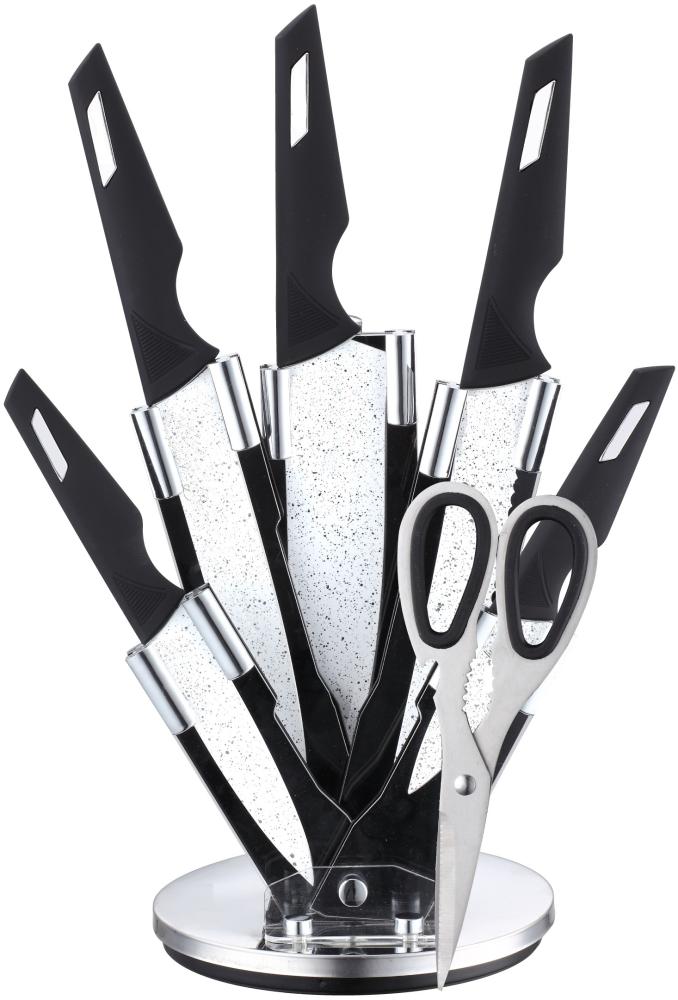 7-teiliges Profi Messer-Set drehbar Messerset sehr hochwertiges Schälmesser Küchenmesser Set Kochmesser Motiv 2 Bild 1