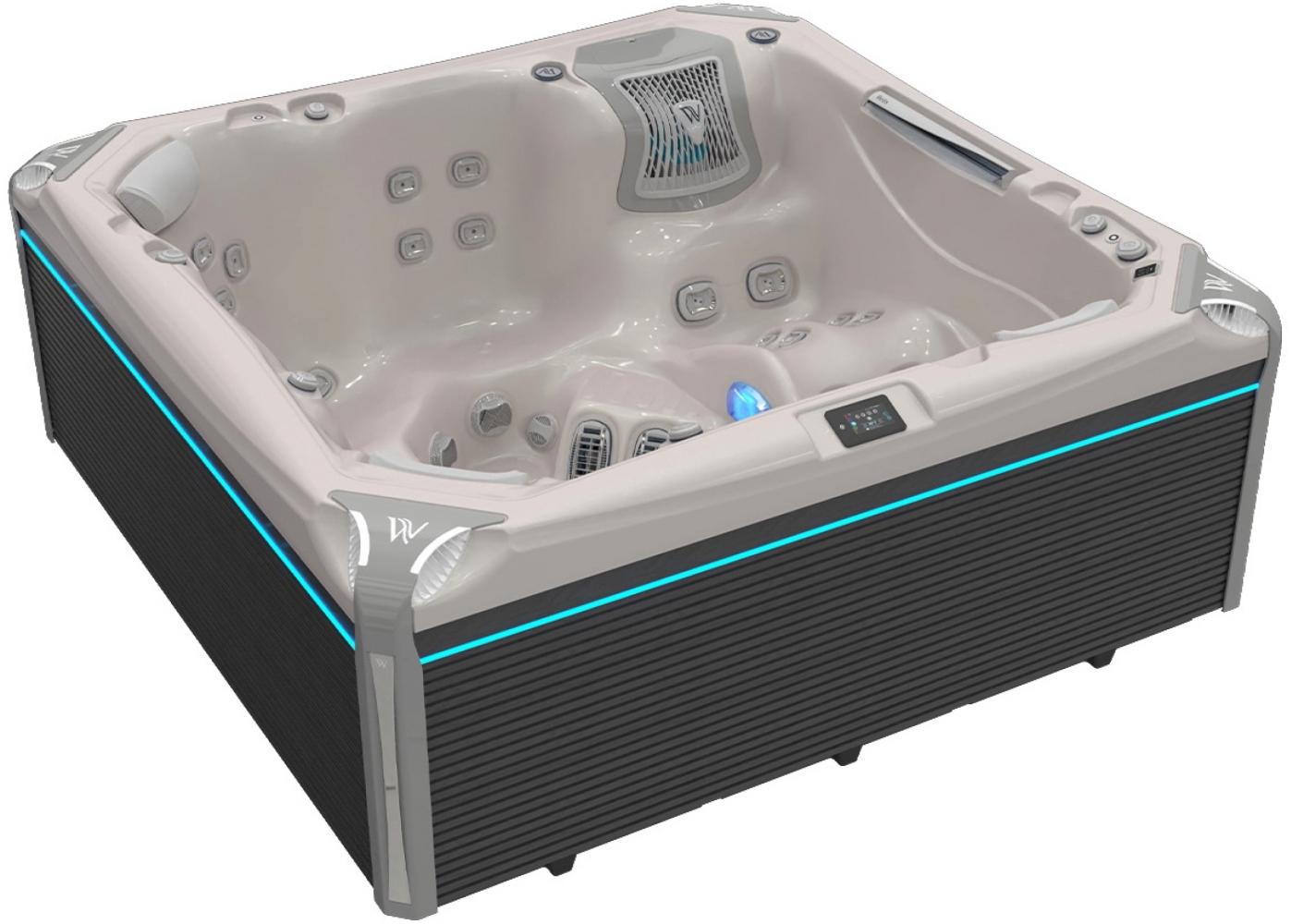 Wellis Kilimanjaro Life Deluxe Whirlpool Außenwhirlpool 236x236x95cm für 6 Personen inkl. Thermocove Bild 1