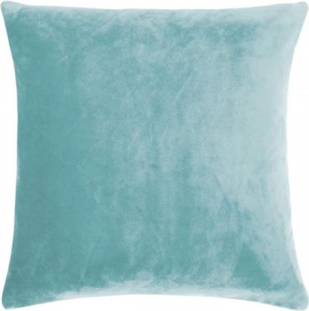 pad Kissenhülle Smooth Samt Aqua Blau (60x60cm) 10424-I40-6060 Bild 1