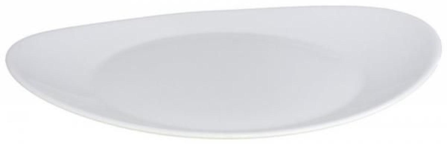 Bormioli Rocco servierplatte Grangusto 31 x 26 cm Opalglas weiß Bild 1
