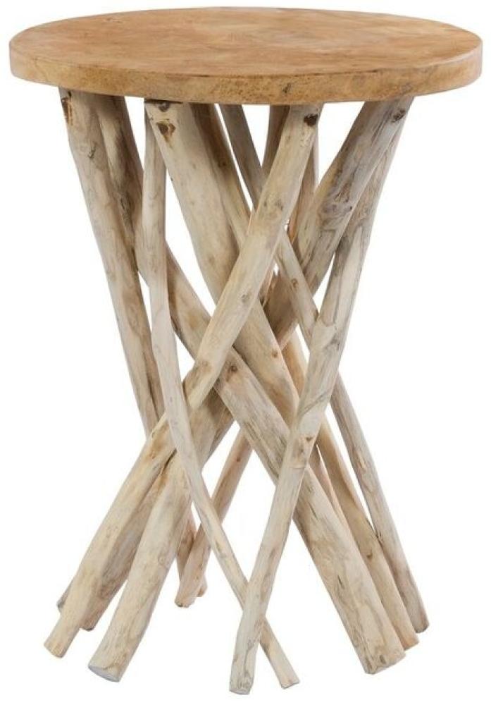 Kayoom Beistelltisch Radix 125 Natural L/T: 40cm B: 40cm H: 55cm Bild 1