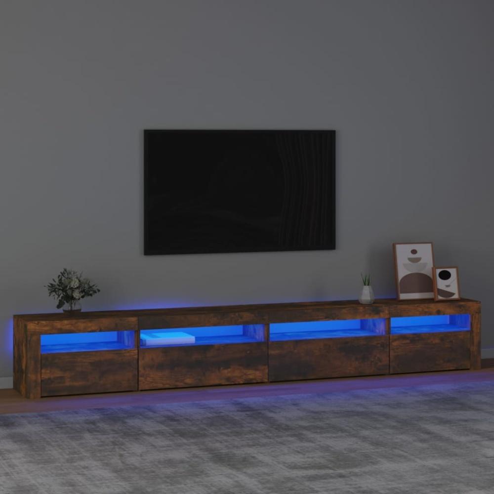 TV-Schrank mit LED-Leuchten Räuchereiche [3152751] Bild 1