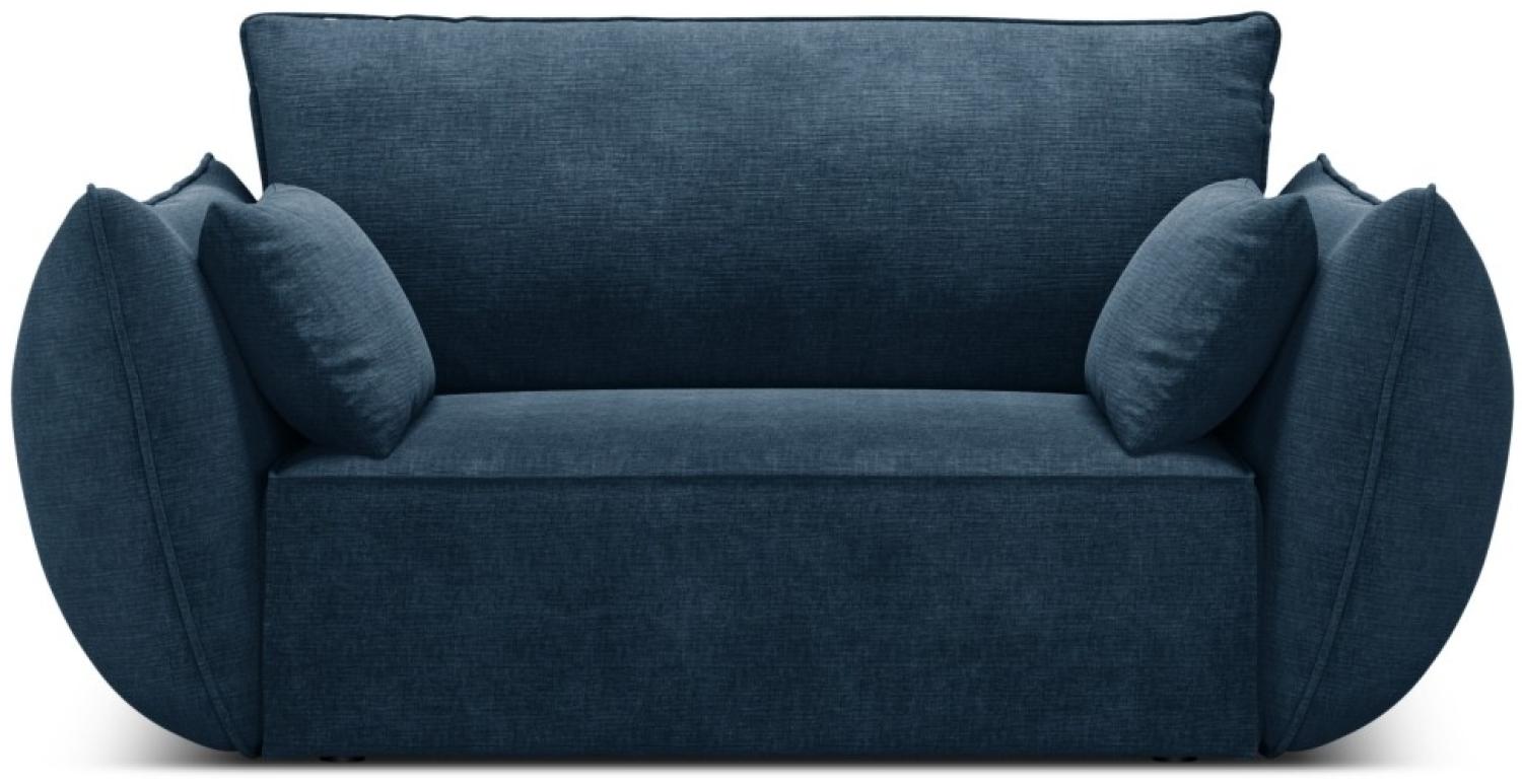 Micadoni Sessel Kaelle | Bezug Royal Blue | Beinfarbe Black Plastic Bild 1