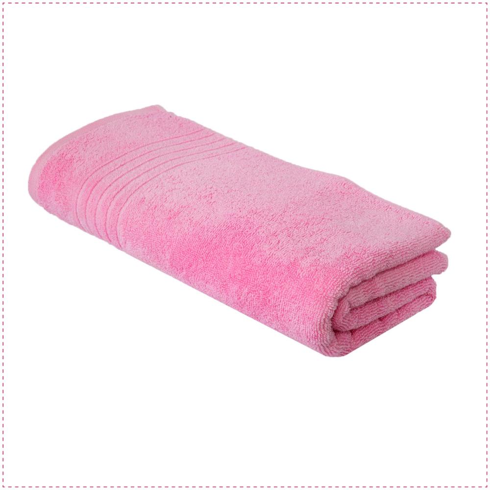 GLAESERhomestyle Dusch Handtuch |100% Baumwoll Duschtücher 3er Set | Hochsaugfähige Frottierhandtücher | Angenehm weich und Flauschiges Dusch-Handtuchset | 70 x 140 cm (rose) Bild 1
