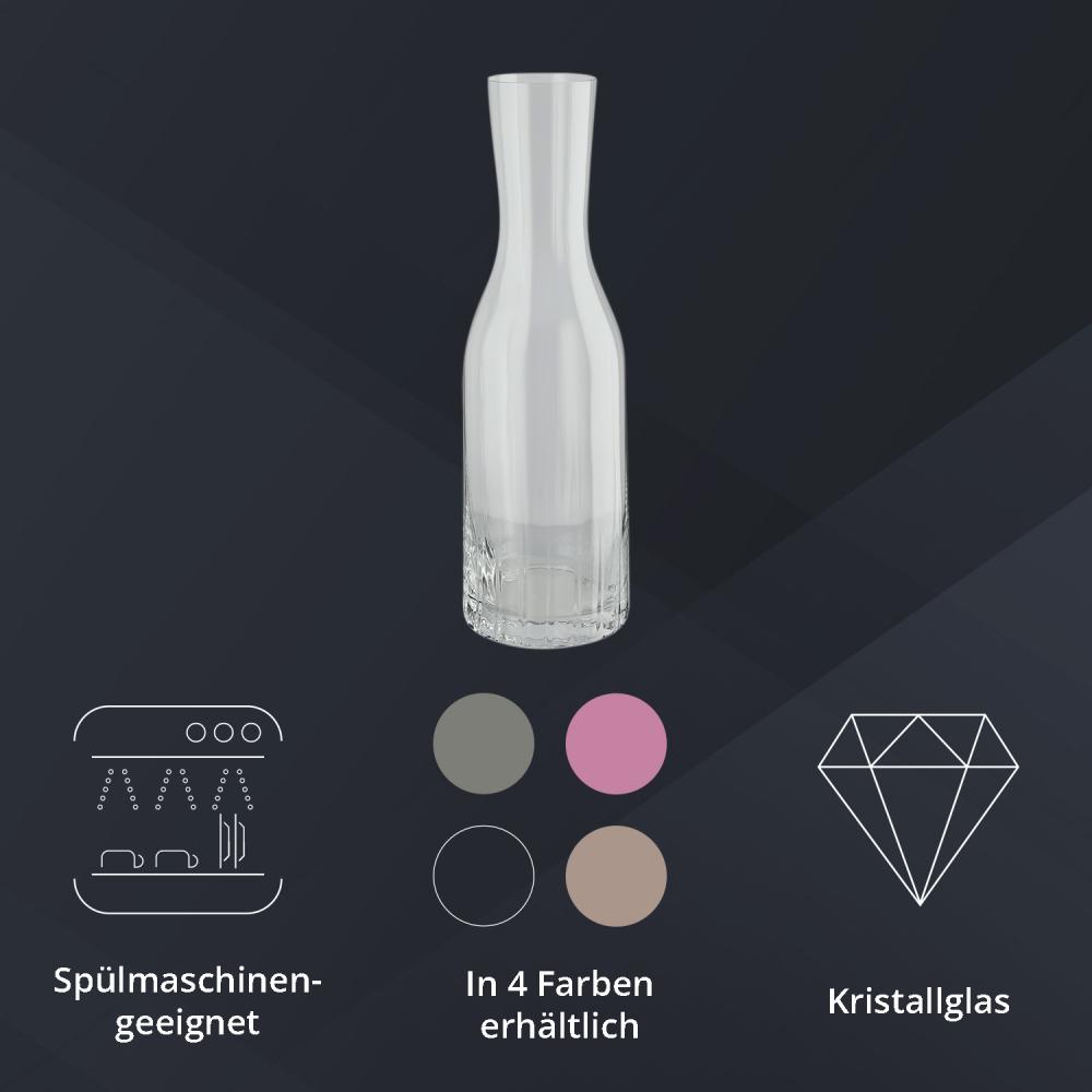 Peill+Putzler Germany Karaffe klar, 1,2L Volumen, aus hochwertigem Kristallglas, sehr pflegeleicht da Spühlmaschinengeeignet, Glanzstücke für jede Gelegenheit Bild 1