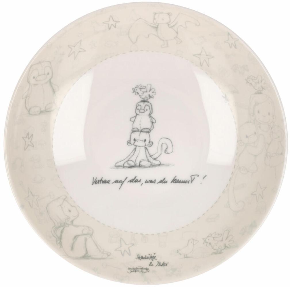 Goebel Suppenteller Anouk - Glaub an deine Träume, Fine Bone China, Beige, 21 cm, 23600081 Bild 1
