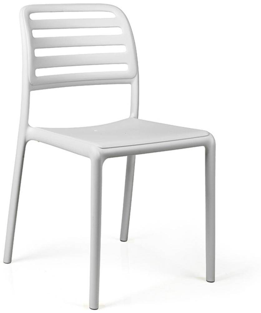 Costa Bistro Stuhl Kunststoff 6er Set (Bianco) Bild 1