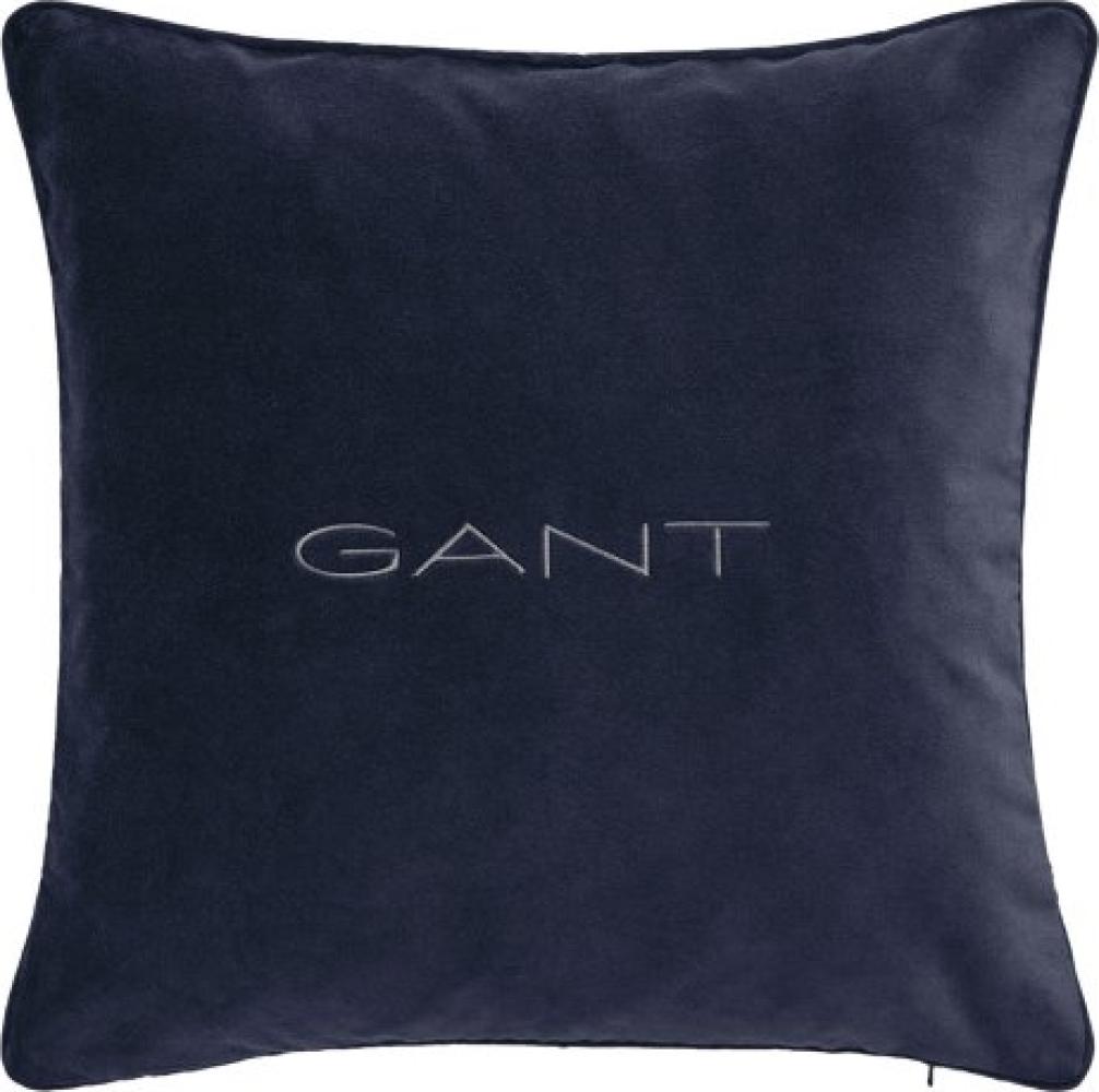 Gant Home Kissenhülle Velvet Cushion Samt Marine (50x50cm) 853102601-410-50x50 Bild 1