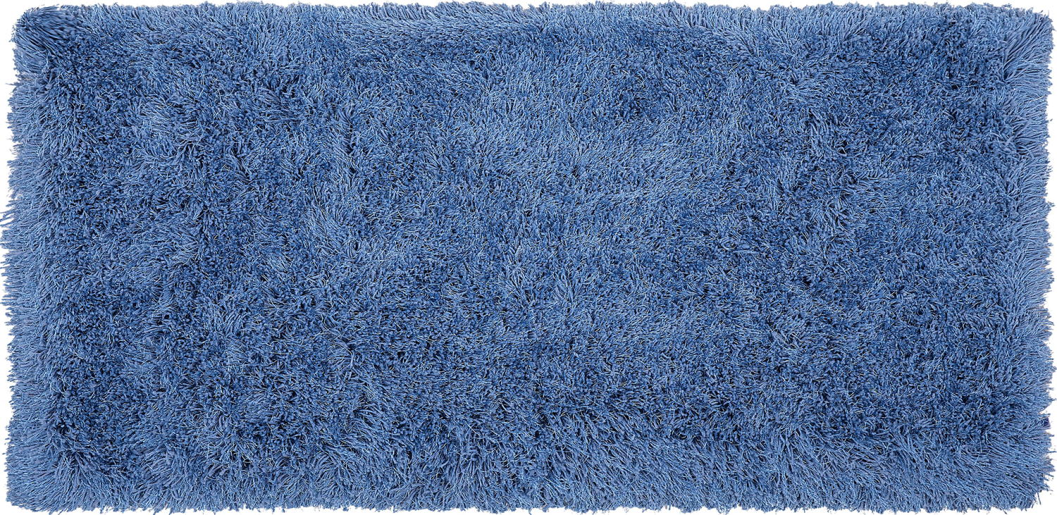 Teppich blau 80 x 150 cm Shaggy CIDE Bild 1