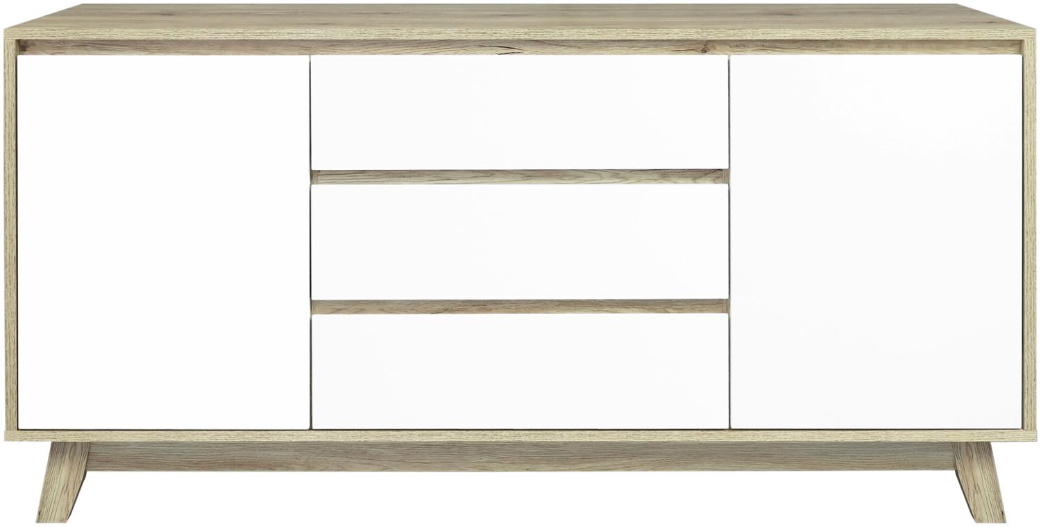 Sideboard Kommode Highboard Wohnzimmerschrank Anrichte Mehrzweckschrank Bild 1