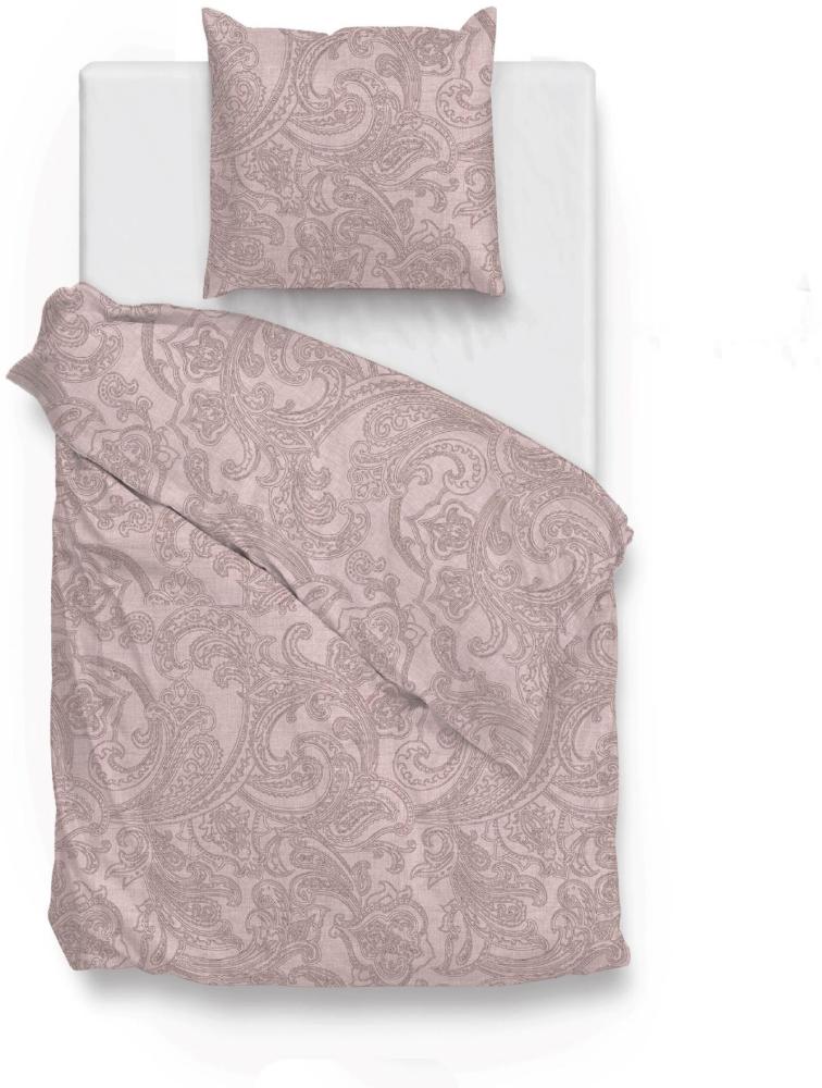 Zo! Home Cotton Bettwäsche 155x220 Paisley di Lino Shell nude rosa Bild 1