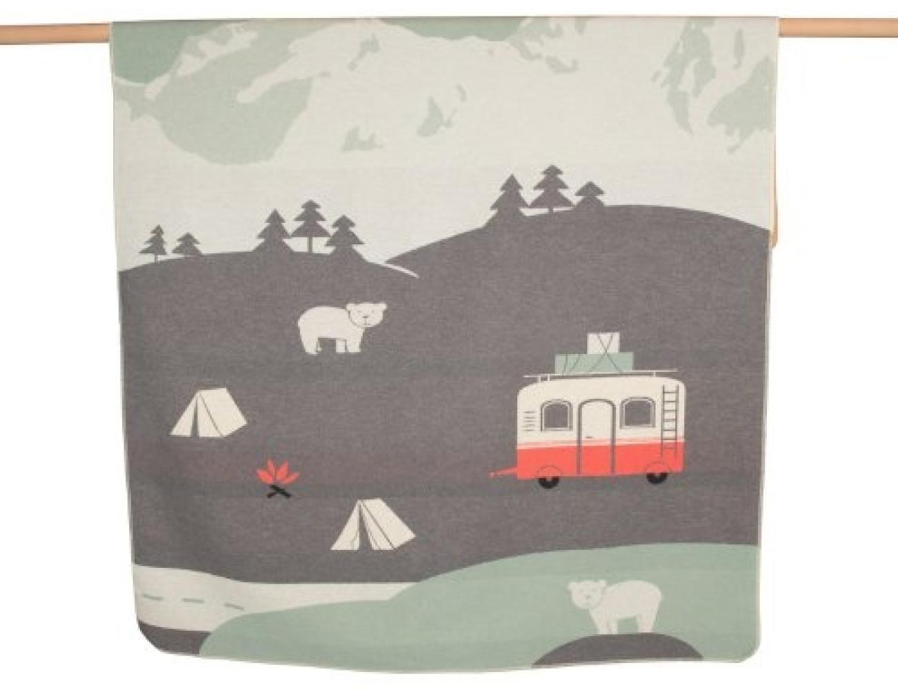 David Fussenegger Kinderdecke Juwel Camping Grau (140x200cm) 73089040 Bild 1