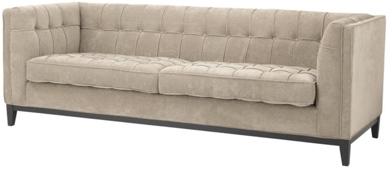 Casa Padrino Luxus Sofa Greige 230 x 81 x H. 78 cm - Luxus Kollektion Bild 1