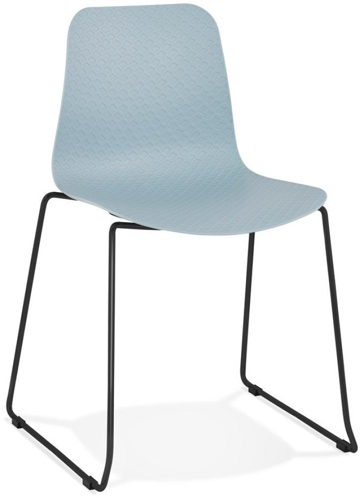 Kokoon Design Stuhl Bee Blau und Schwarz Bild 1