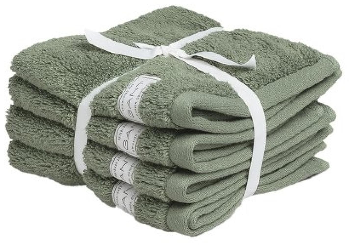 Gant Home Seifentuch Set Gesichtstücher Premium Towel Agave Green (30x30cm) (4-teilig) 852012401-314-30x30 Bild 1