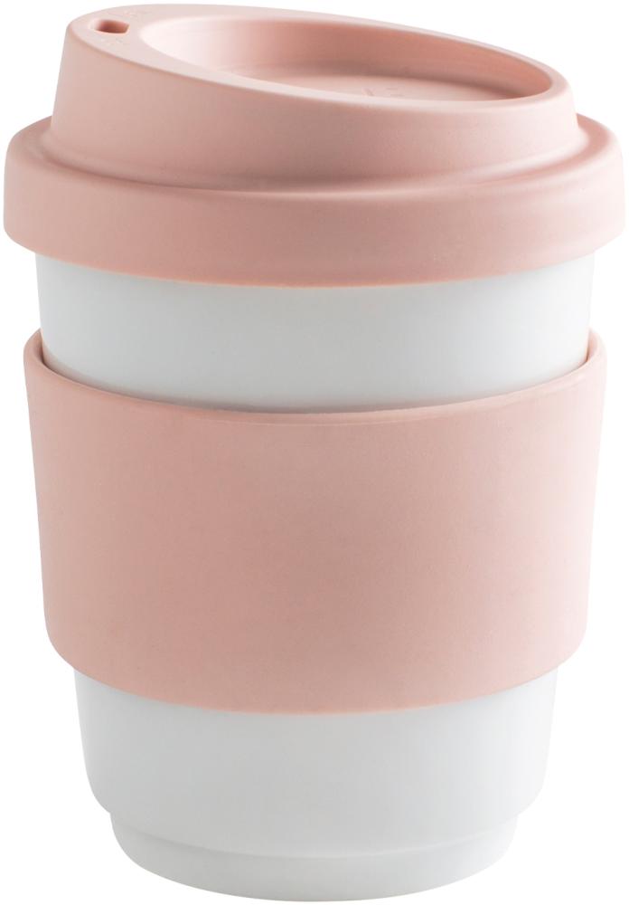 KAHLA fillit To Go Becher 0,27 l Banderole pastel rose Bild 1