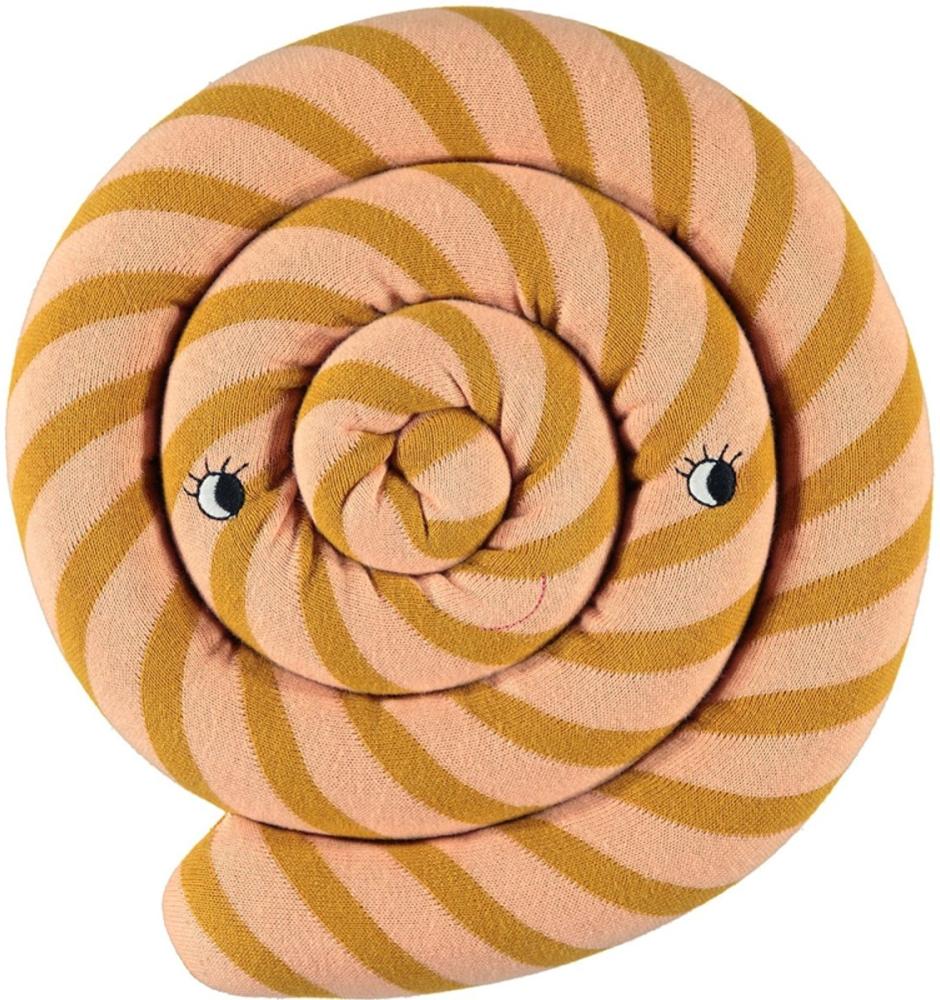OYOY Zauberhaftes Strickkissen, Lollipop, in caramel, 30 cm Durchmesser Bild 1
