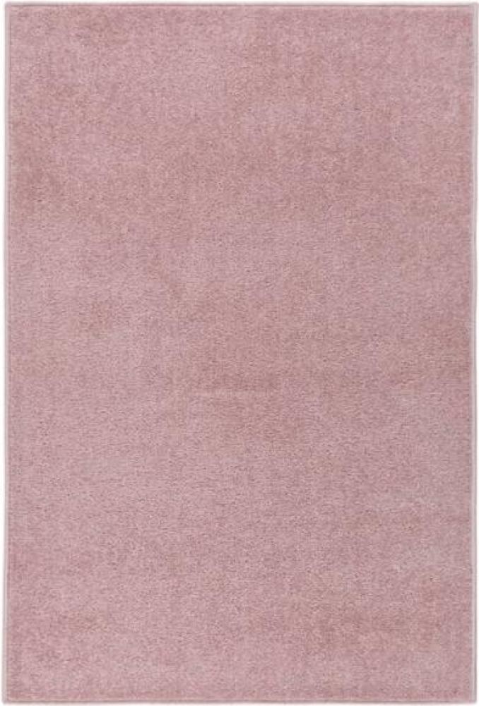 Teppich Kurzflor 160x230 cm Rosa Bild 1