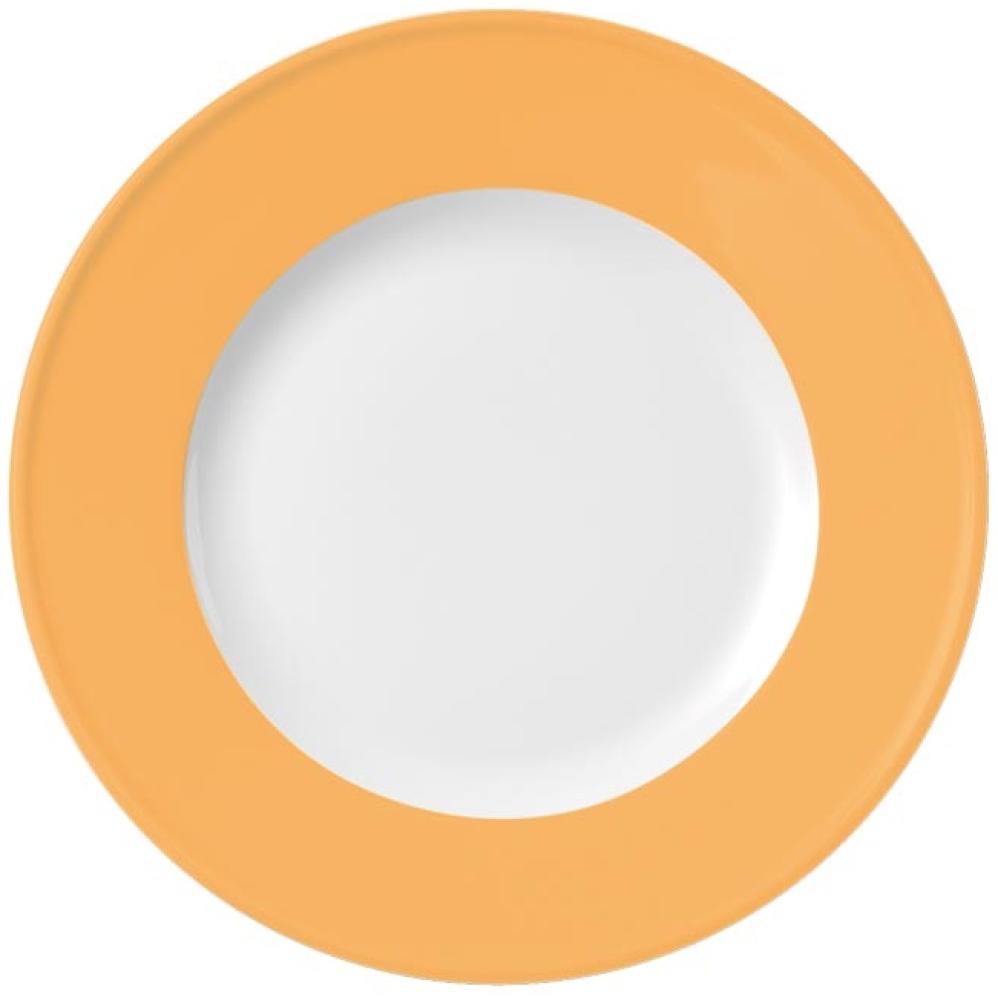 Dibbern Solid Color Mandarine Teller Flach 21 cm Fahne Bild 1