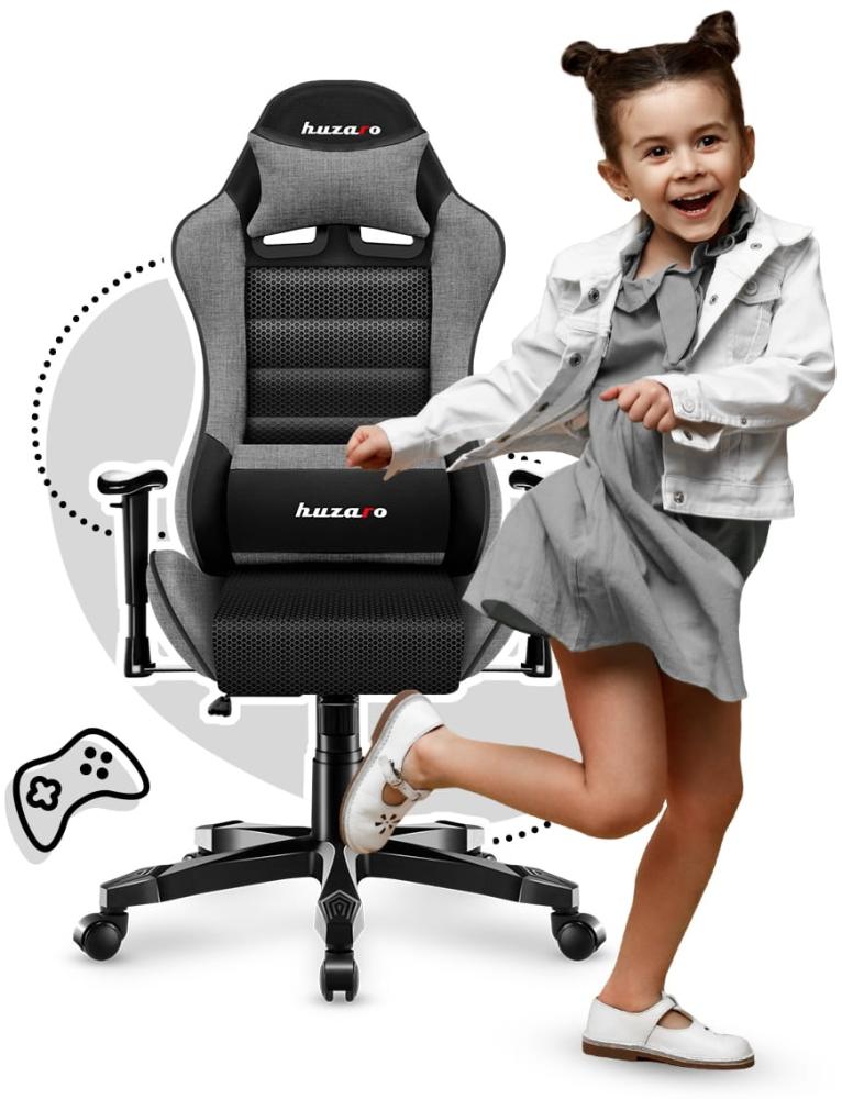 HUZARO Gaming-Stuhl f¸r Kinder RANGER 6. 0 Grey Mesh Bild 1