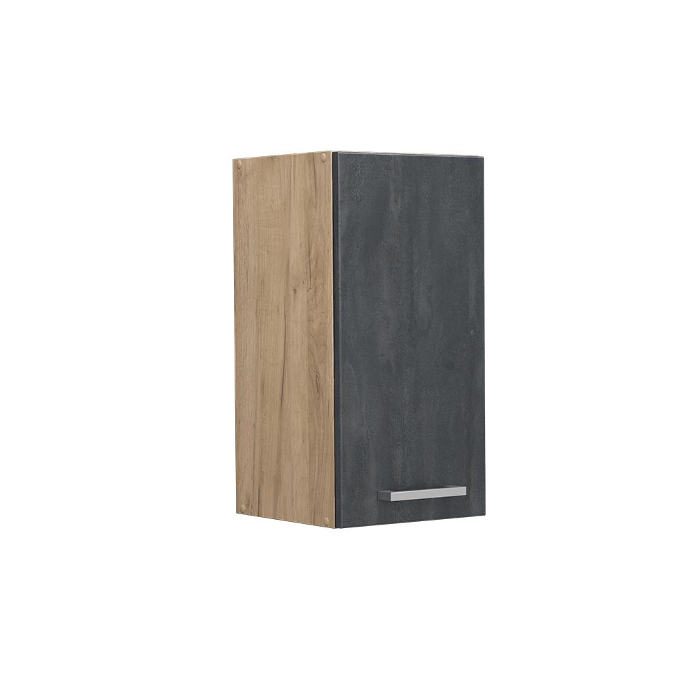 Vicco Hängeschrank R-Line Schwarz Beton Eiche 30 cm Bild 1