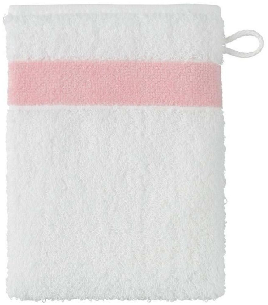 Feiler Handtücher Exclusiv mit Chenillebordüre | Waschhandschuh 15x20 cm | rose Bild 1