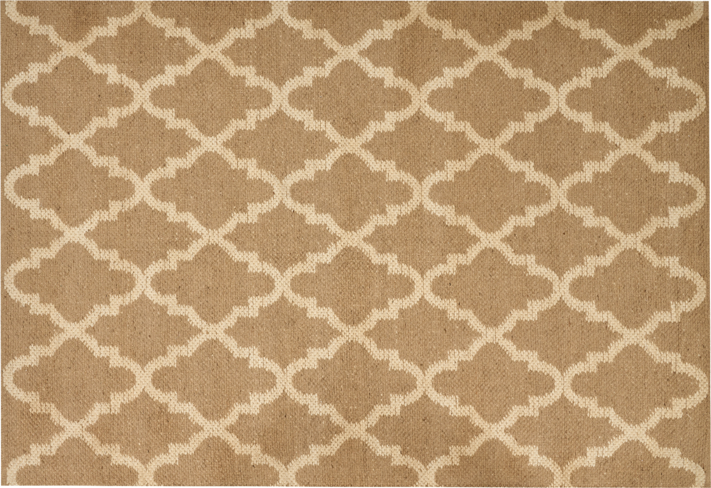 Teppich Jute beige 160 x 230 cm marokkanisches Muster Kurzflor MERMER Bild 1
