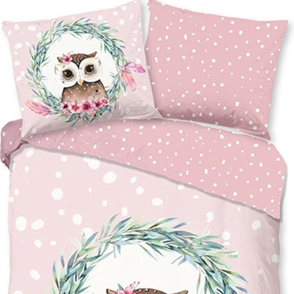 Muller Textiel Olwi Bettbezug - Pink - 140 x 220 cm Rosa Bild 1