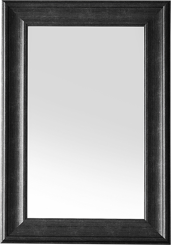 Wandspiegel schwarz rechteckig 60 x 90 cm LUNEL Bild 1
