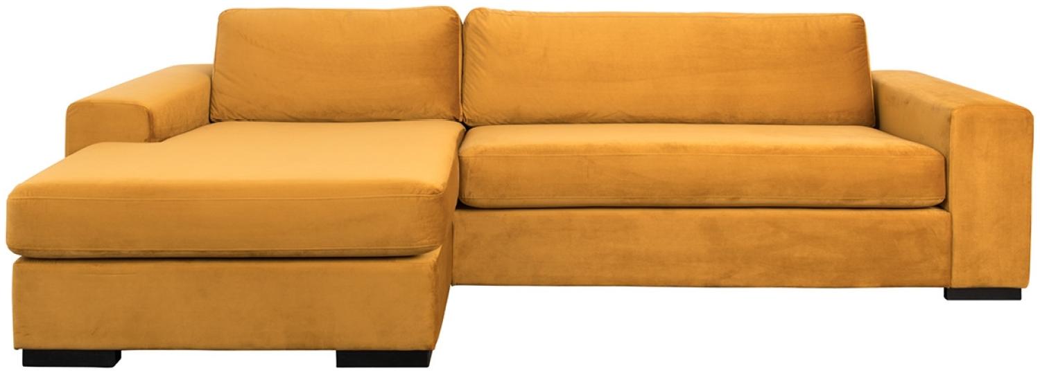 Sofa - Fiep Velvet - Recamiere Links - Gelb Bild 1