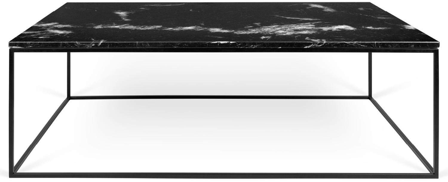 Couchtisch - Gleam 120 cm - echter Marmor - Schwarz Bild 1