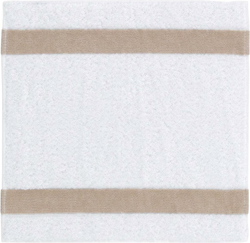 Feiler Handtücher Exclusiv mit Chenillebordüre | Seiftuch 30x30 cm | kiesel Bild 1