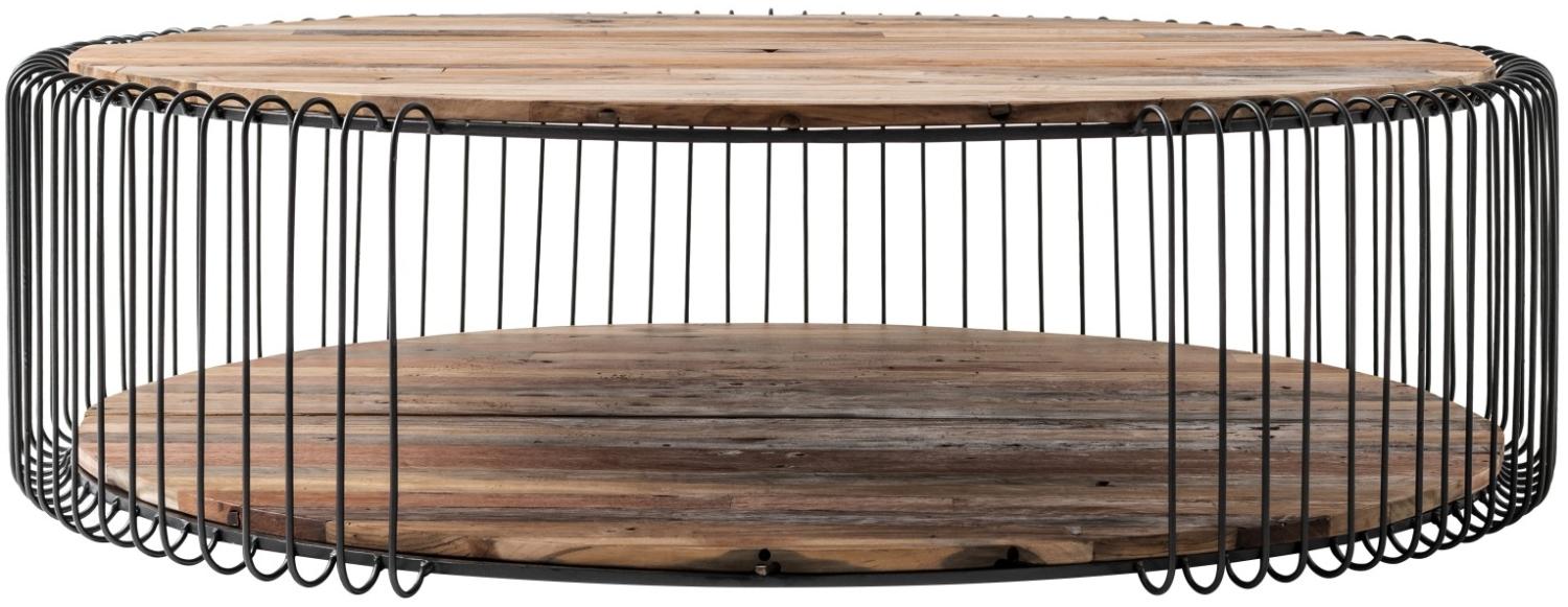 Barca Couchtisch natürliches Bootsholz Holz Wohnzimmer Beistelltisch Tisch Sofa Bild 1
