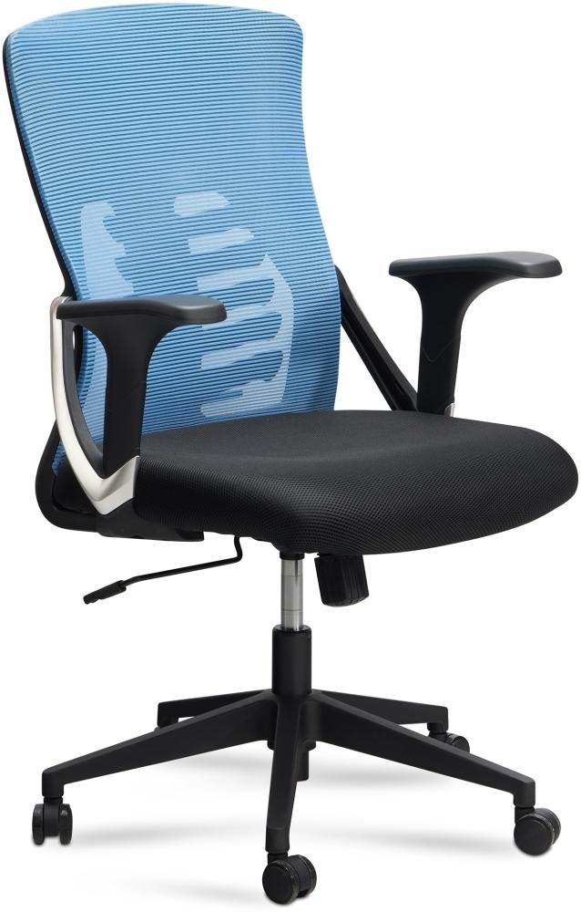 Bürostuhl Schreibtischstuhl Mesh Blau Drehstuhl Ergonomisch 120 kg Bild 1