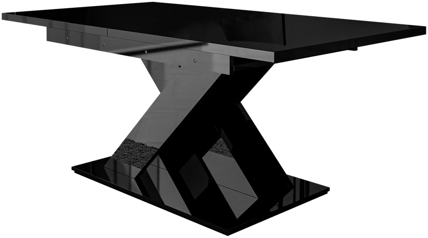 Tisch Hubara (Schwarz Hochglanz) Bild 1
